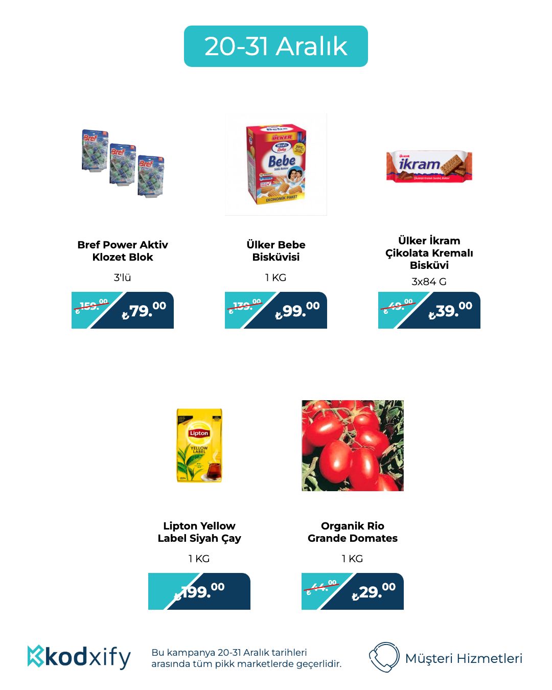 Grid Broşür Örneği 1 - Çoklu Ürün Tanıtımı